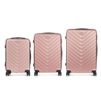 Kofferset HT-025R-3 HT-025R-3 Roze 3 Onderdelen