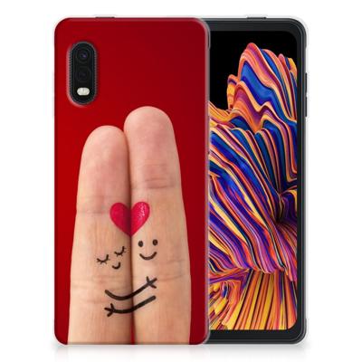 Samsung Xcover Pro | Sillicone Back Cover | Liefde - Origineel Romantisch Cadeau