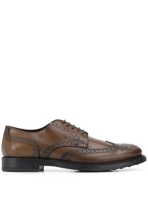 Tod's richelieus à lacets - Marron