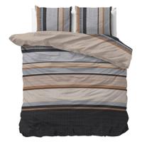Dekbedovertrek Marina - Lits-Jumeaux (240x220 cm) - Meerkleurig Polyester-katoen - Dessin: Strepen - Sleeptime Elegance - Dekbed-Discounter.nl