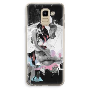 Camouflage de sommeil: Samsung Galaxy J6 (2018) Transparant Hoesje