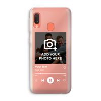 Music Player: Samsung Galaxy A20e Transparant Hoesje