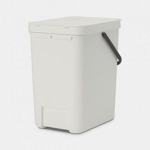 Brabantia Sort & Go afvalemmer 25 liter - Light Grey