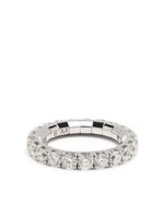 Roberto Demeglio bague en or blanc 18ct sertie de diamants - Argent