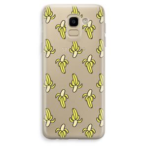 Bananas: Samsung Galaxy J6 (2018) Transparant Hoesje