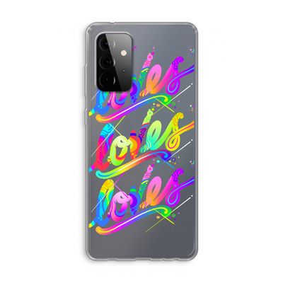 Loves: Samsung Galaxy A72 Transparant Hoesje