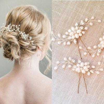 2st Festival bruiloft accessoires bruids haar Stick Floral haarspeld prachtige hoofdtooi Plait Hair Clip Vine haaraccessoires