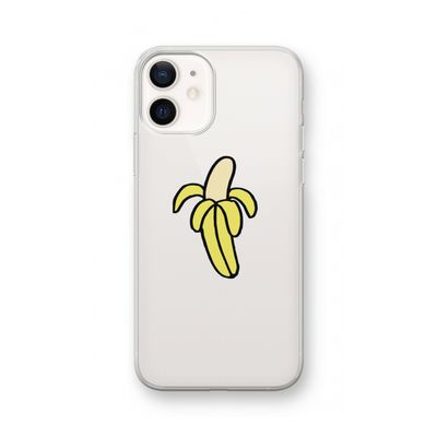 Banana: iPhone 12 Transparant Hoesje