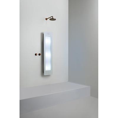 Sunshower Round Plus L infrarood + UV licht opbouw incl. Wandbeugel 185x33x12cm full body White L0600-L0101-SML0700