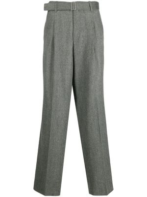 Études Studio pantalon de costume à taille ceinturée - Gris
