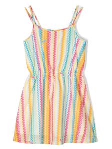 Missoni Kids robe à rayures - Jaune