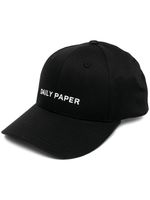 Daily Paper casquette à logo imprimé - Noir Daily Paper casquette à logo imprimé - Noir