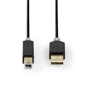 Nedis USB-Kabel | USB-A Male | USB-B Male | 480 Mbps | 3 m | 1 stuks - CCBW60100AT30 CCBW60100AT30