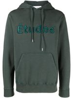 Etudes hoodie à logo brodé - Vert - thumbnail