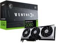 MSI VENTUS GEFORCE RTX 5080 16G 3X OC PLUS videokaart NVIDIA 16 GB GDDR7