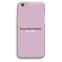 gij beslist: iPhone 6 / 6S Transparant Hoesje