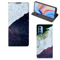 OPPO Reno4 Pro 5G Stand Case Sea in Space