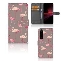 Sony Xperia 1 III | Telefoonhoesje | Met pasjeshouder | Flamingo Sony Xperia 1 III | Telefoonhoesje | Met pasjeshouder | Flamingo