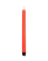 HEMA LED Ribbel Kaars Met Wax Ø2.3x28.3 Fluo Oranje (fluor oranje)