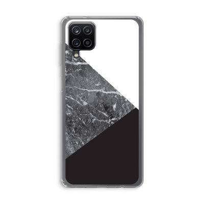 Combinatie marmer: Samsung Galaxy A12 Transparant Hoesje