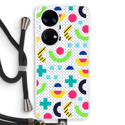8-bit N°1: Huawei P50 Transparant Hoesje met koord