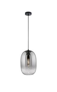 Fischer & Honsel Smoke glazen hanglamp Trace 60713