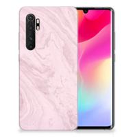 Xiaomi Mi Note 10 Lite | TPU | Siliconen hoesje | Marble Pink - Origineel Cadeau Vriendin