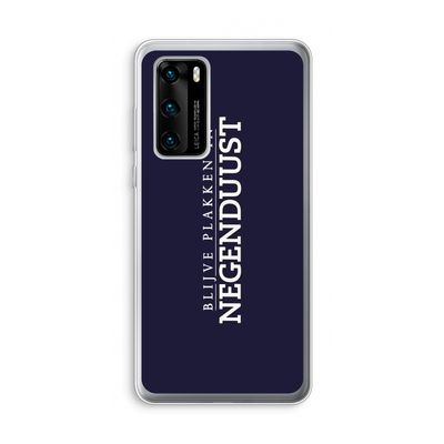 Blijve plakken in Negenduust: Huawei P40 Transparant Hoesje