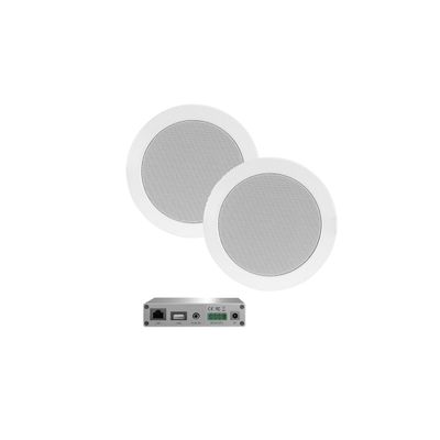 Aquasound WiFi Audio wifi-audiosysteem - (airplay - dlna) - 30 watt - incl twist speakers wit (135 mm) - . 230v/12v - lan / wlan wma30-tw