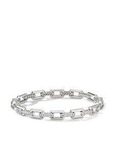 David Yurman bracelet Stax Link en argent sterling serti de diamants