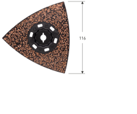 Rotec MOF 116K2 | Starlock-Max Schuurplateau | HM-Riff | Ø116 - 519.4250