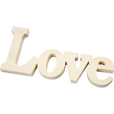Creativ Company Decoratie woord, afm 23x10 cm, dikte 15 mm, 1 stuk