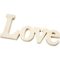 Creativ Company Decoratie woord, afm 23x10 cm, dikte 15 mm, 1 stuk Creativ Company Decoratie woord, afm 23x10 cm, dikte 15 mm, 1 stuk