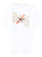 Calvin Klein t-shirt Skyscraper - Blanc - thumbnail