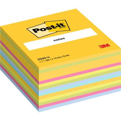 Memoblok post-it 2030 76x76mm kubus ultra assorti Memoblok post-it 2030 76x76mm kubus ultra assorti