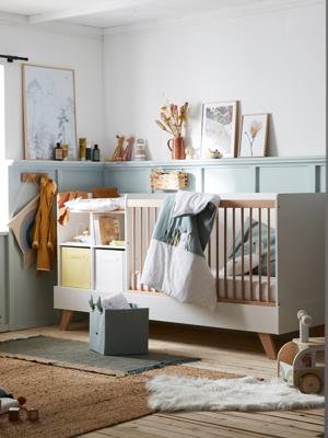 Gecombineerd 4 in 1 meegroeibed COMBINID wit / hout