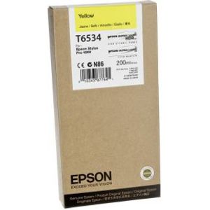 Epson inktpatroon geel T 653 200 ml T 6534