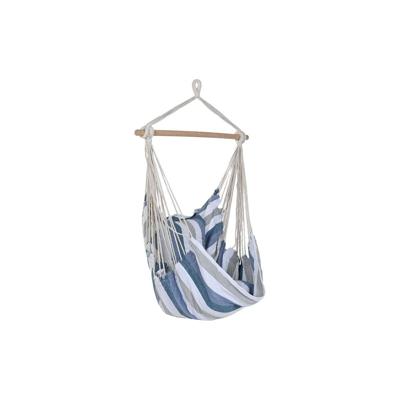 Hangmat DKD Home Decor Strepen Blauw Wit (100 x 60 x 135 cm)
