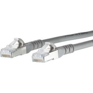 METZ CONNECT Patchkabel Cat.6A AWG 26, grijs, 0,5 m