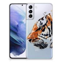 Smartphone hoesje Samsung Galaxy S21 Plus Watercolor Tiger