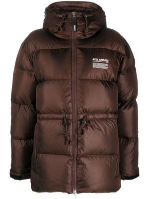 Axel Arigato doudoune à fermeture zippée - Marron