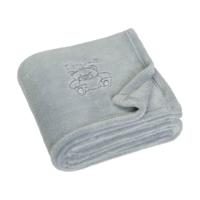 Playshoes fleece babydeken Beer Grijs-100x150 cm