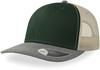 Atlantis AT679 Sonic Cap - Bottle-Green/Grey-Melange/Beige - One Size