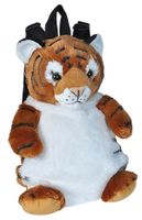 Pluche tijger rugzak/rugtas knuffel 33 cm    - - thumbnail