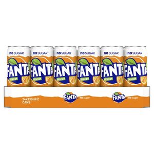 Fanta - Zero Orange - 24x 330ml