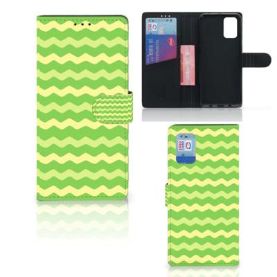 Samsung Galaxy A02s | M02s | Telefoon Hoesje | Waves Green