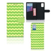 Samsung Galaxy A02s | M02s | Telefoon Hoesje | Waves Green