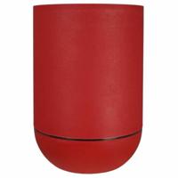 Bloempot Riviera Ø 50 cm Rood Plastic Cirkelvormig