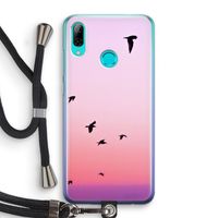 Fly away: Huawei P Smart (2019) Transparant Hoesje met koord
