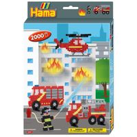 Hama Strijkkralen Brandweer 2000 Stuks Multicolor - thumbnail